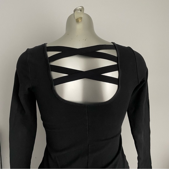 Gentle Fawn black fitted mini dress - Picture 4 of 12